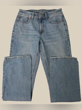 American Eagle Real Good 90s Bootcut Denim Blue Jeans Women's Indie Grunge SZ 2